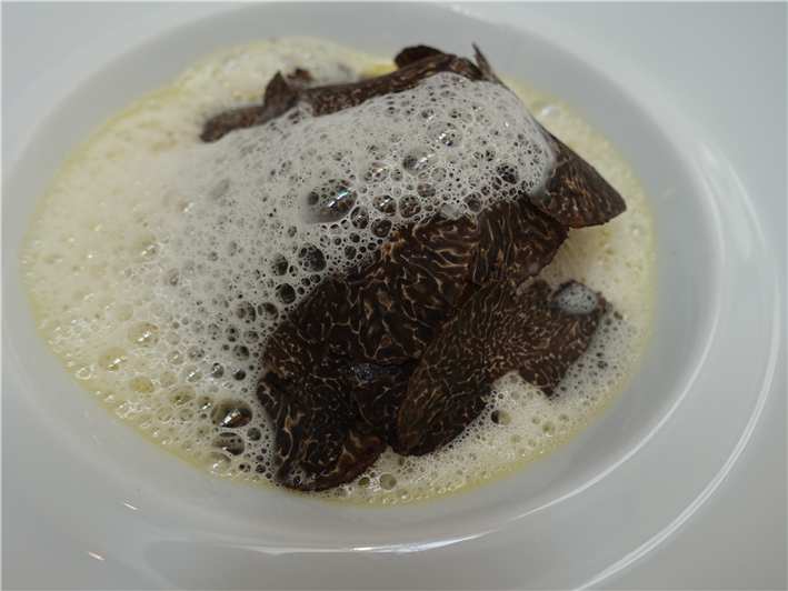 scallop and black truffle